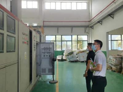青浦区生态环境局开展上海巨浪环保现场事中复核工作